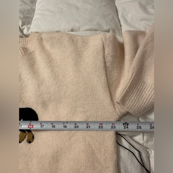 Threaded Leaf Dachshund Intarsia Knit Sweater - NWT - Size M - Picture 13 of 13